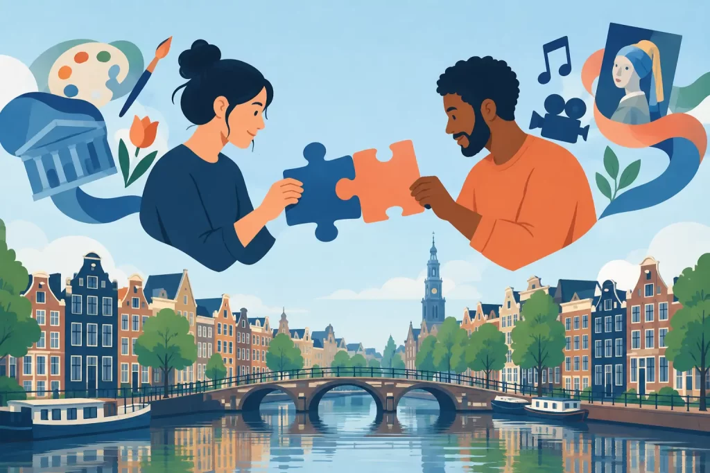 A Cultural Collaboration Example Above Amsterdam