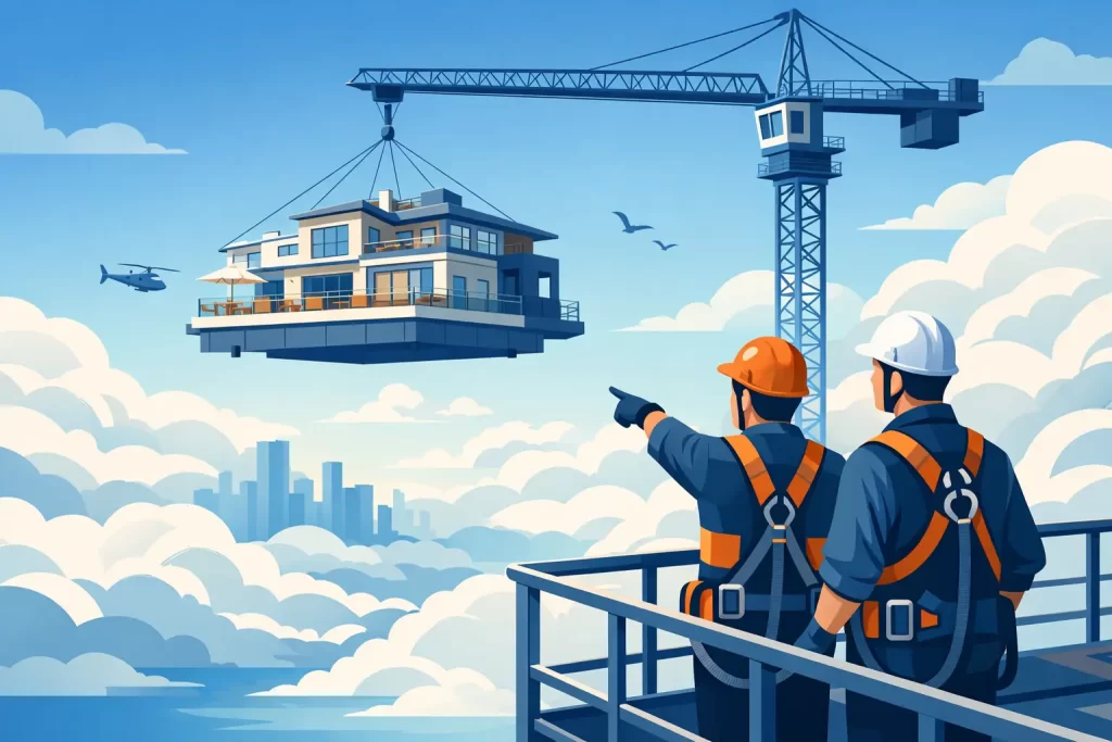 Crane Hotel Safety at Extraordinary Heights